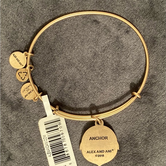 Alex and Ani Bangle Bracelet Anchor Charm - Picture 2 of 3